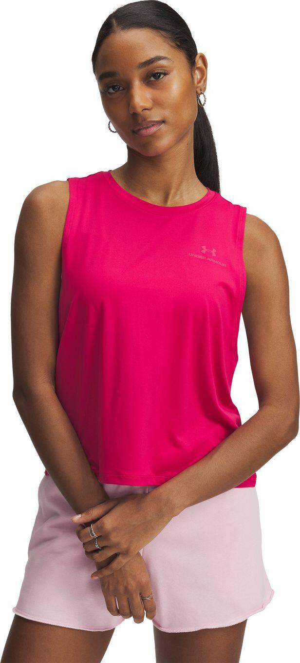 Débardeur Crop Under Armour Vanish Energy Rose Femme 1/3