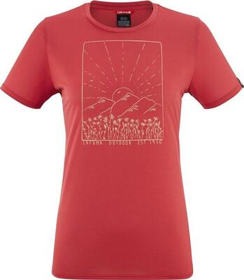 Lafuma corporate dames t-shirt korte mouw - rood, 100% biologisch katoen