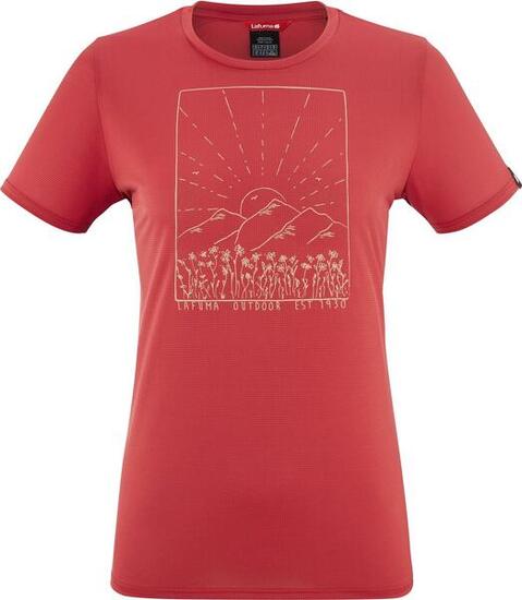 T-Shirt Manches Courtes Femme Lafuma Corporate Rouge