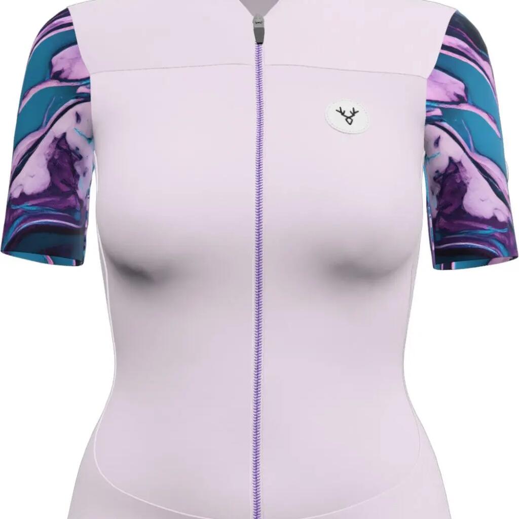 LeBram Ventoux Pétrole Women Short Sleeves Jersey Pink