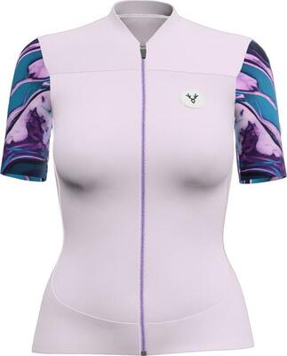 Lebram ventoux pétrole women short sleeves jersey pink