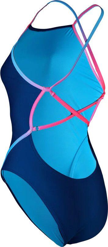 Maillot de bain Femme Essentials Diamond Back Bleu 3/5