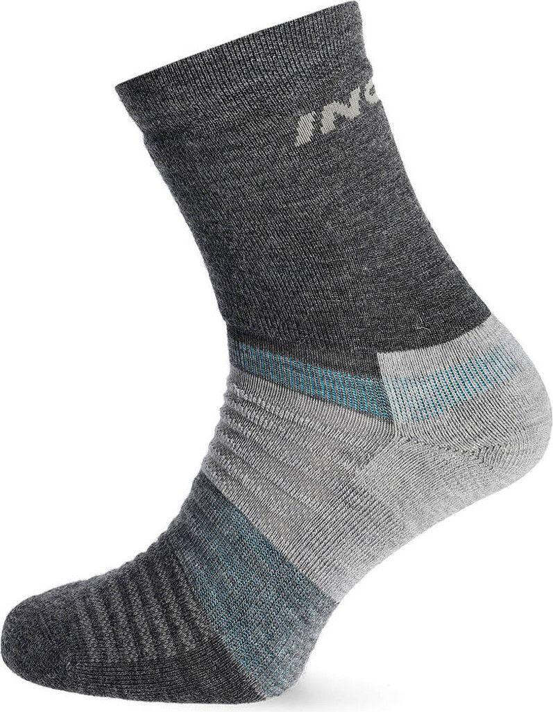 Meias Inov-8 Merino High Trail Running Cinza 3/6