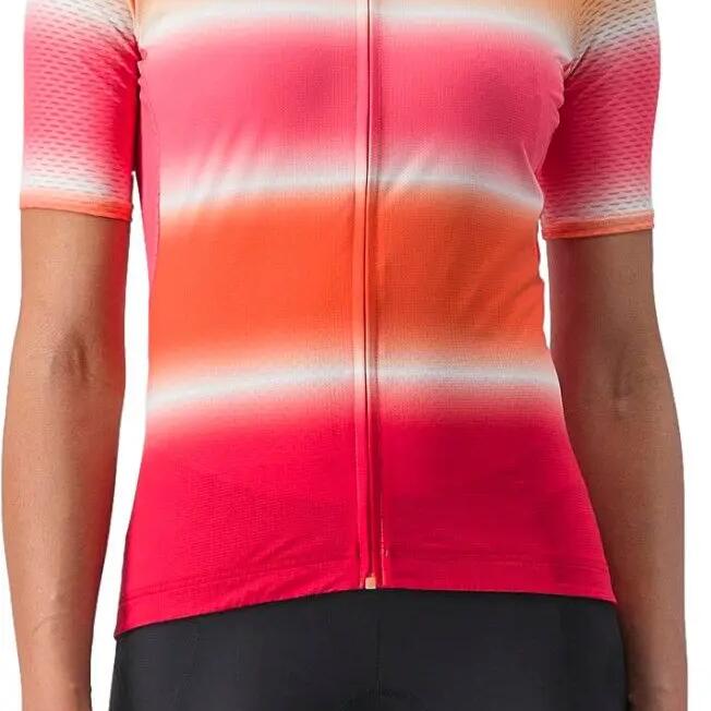 Castelli Dolce Women's Short Sleeve Jersey Orange/Pink