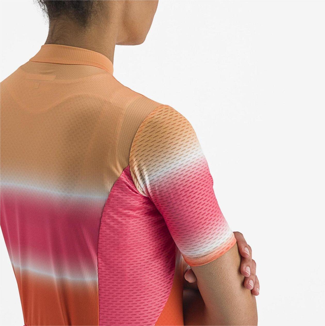 Maglia Castelli Dolce Donna a manica corta Arancione/Rosa 4/6