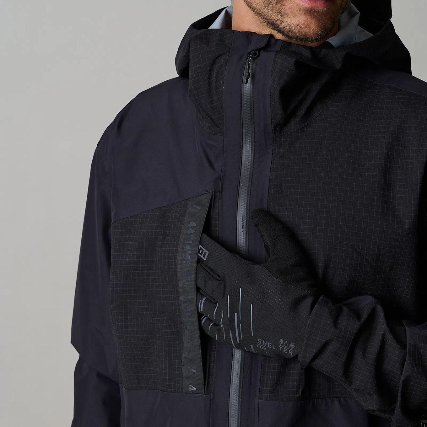 Giacca MTB ION Shelter 3L Nero Unisex 3/7