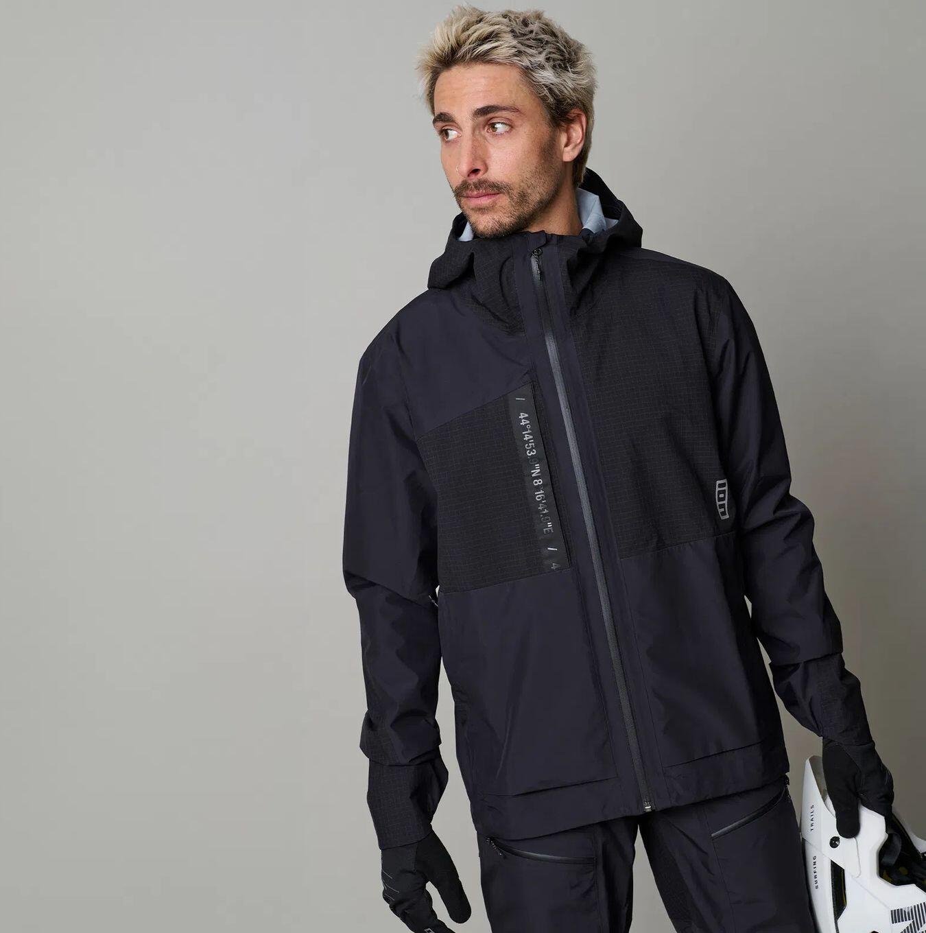 Giacca MTB ION Shelter 3L Nero Unisex 5/7