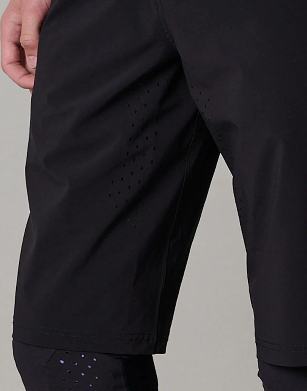 Pantaloncini MTB ION Ionic LT Nero Uomo 3/4