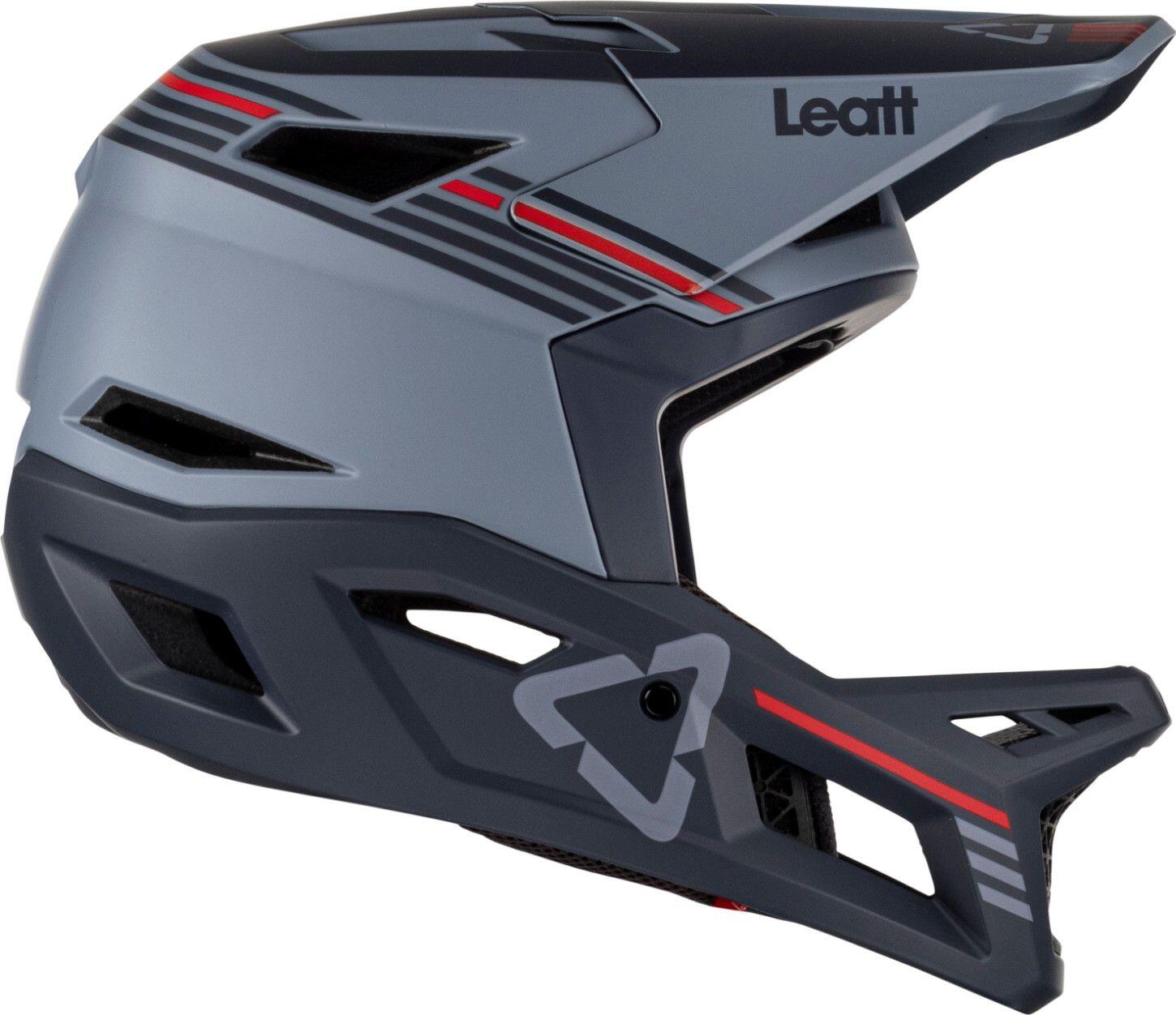 Leatt Gravity 4.0 Titanium Full Face Helmet Grey 3/7