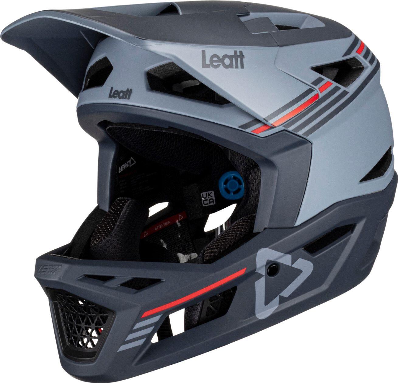 Leatt Gravity 4.0 Titanium Full Face Helmet Grey 2/7