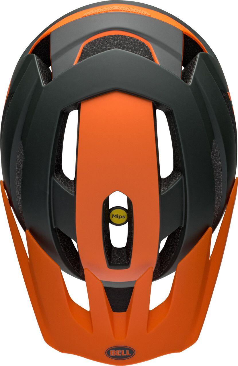 Capacete Bell 4Forty Air Mips Verde escuro/Laranja 6/6