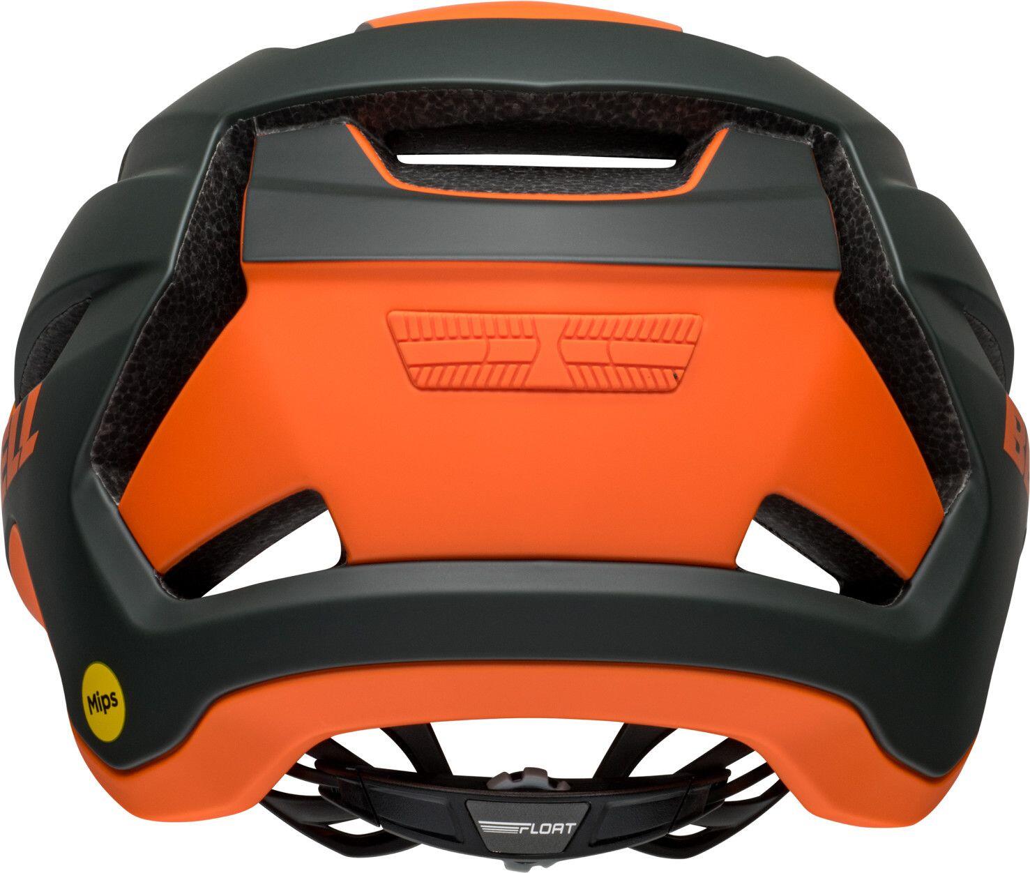 Capacete Bell 4Forty Air Mips Verde escuro/Laranja 5/6