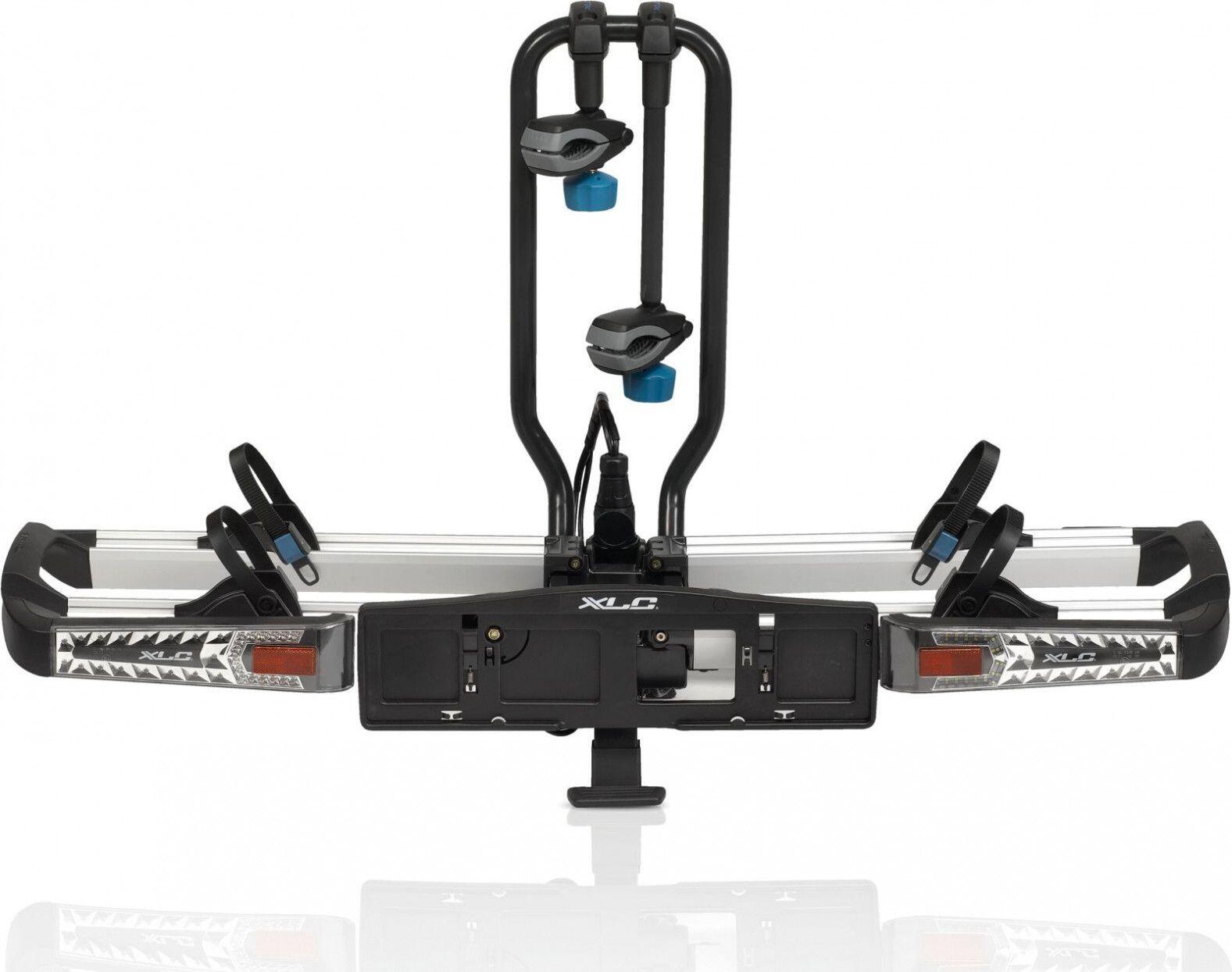 Porte-Vélos sur Boule d'Attelage XLC VC-C10 Azura Xtra Led WT 2 Vélos Noir 3/7
