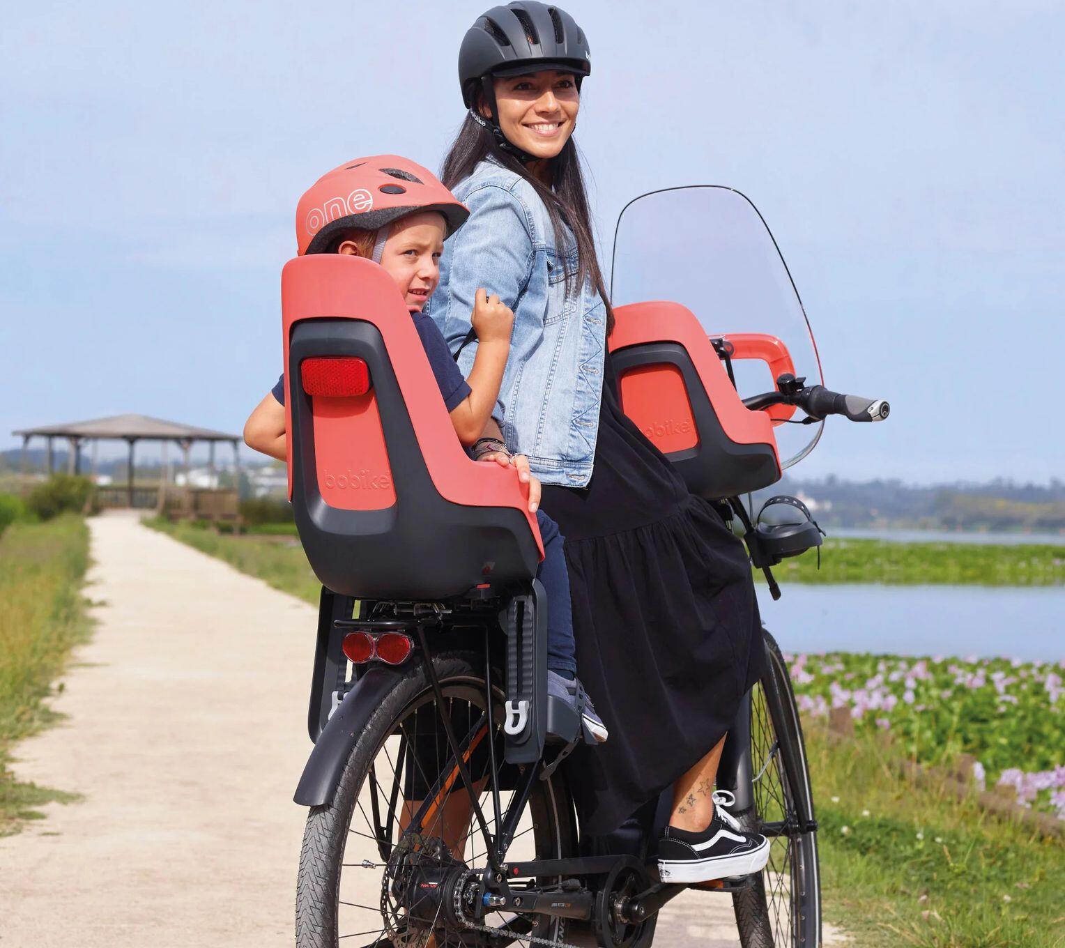 Bobike One Maxi 1P & E-BD Portaequipajes o Montura Pink Fierce Flamingo 4/9
