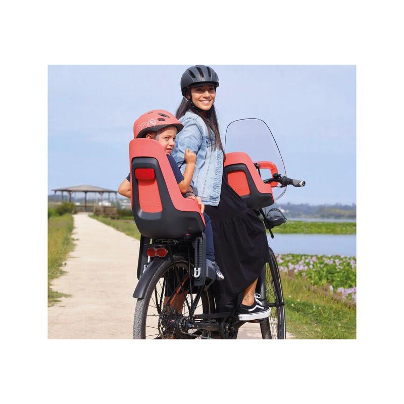 Scaun Copil Cadru Spate Bicicletă & Portbagaj Flamingo