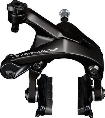 Shimano dura-ace br-r9200 dual-pivot achterremklauw zwart (koolstofblokken)
