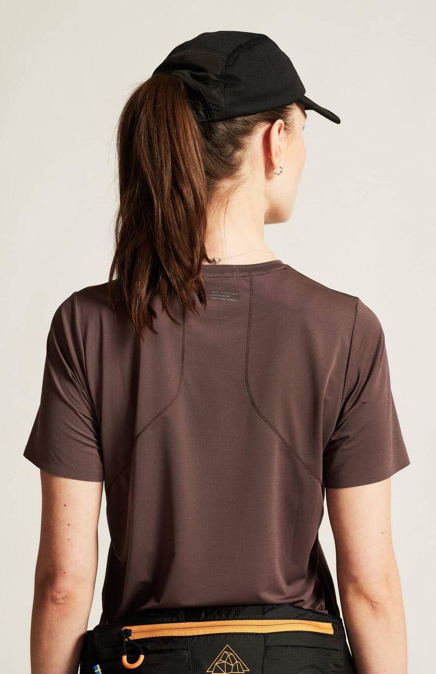 T-Shirt Running Craft Pro Trail Rouge Femme 3/7