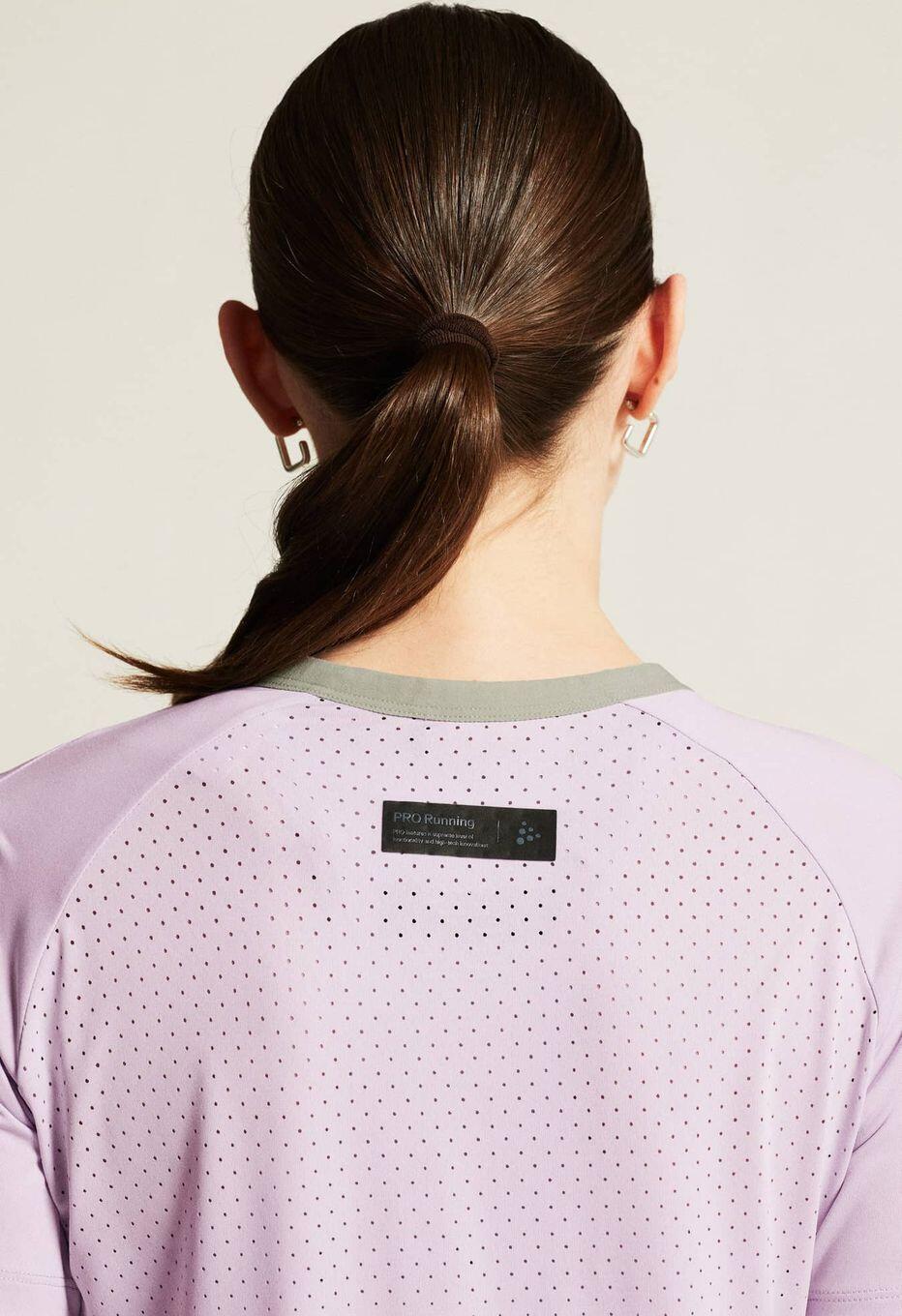 T-Shirt Running Craft Pro Hypervent Violet Femme 3/7
