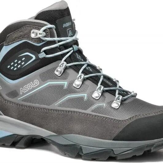 Asolo Acadia Mid Walking Boots-Graphite/Sky Blue