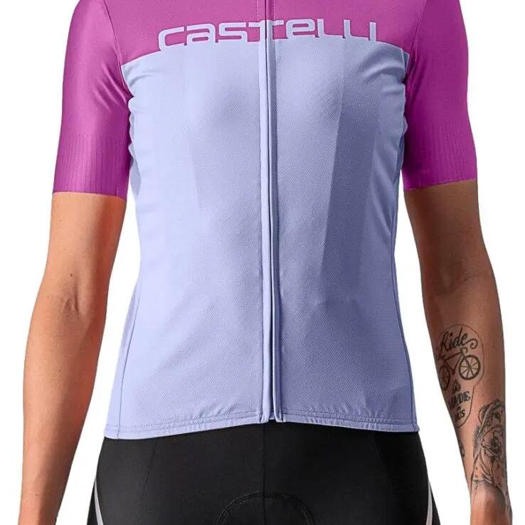 Castelli Velocissima Women's Short Sleeve Jersey Pink/Purple