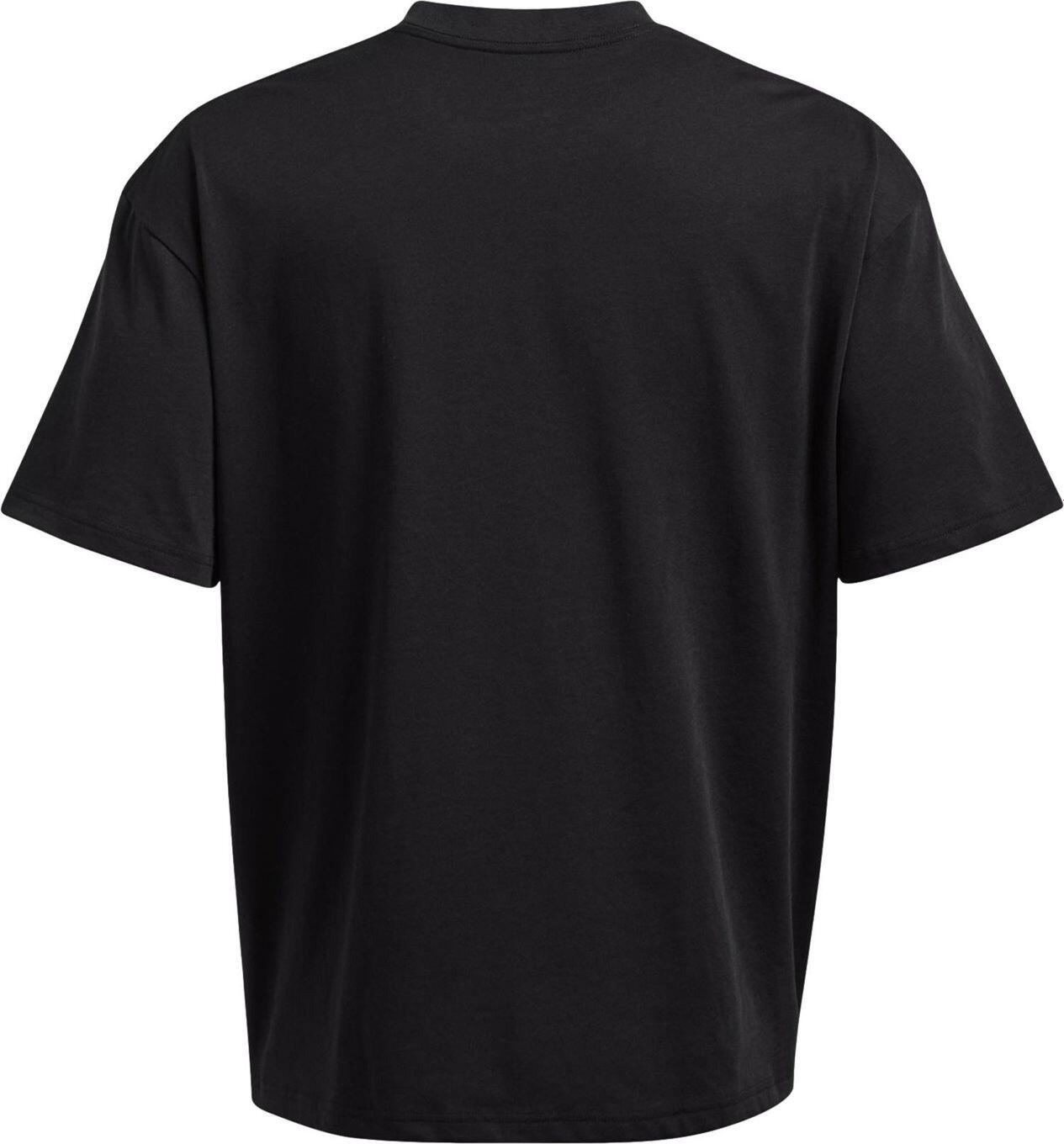T-Shirt Manches Courtes Under Armour Heavyweight Noir Homme 4/5