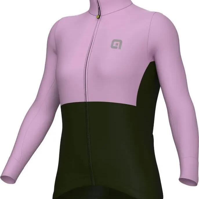 Ale Dual Gravel Khaki / Rose Women's Long Sleeve Jersey