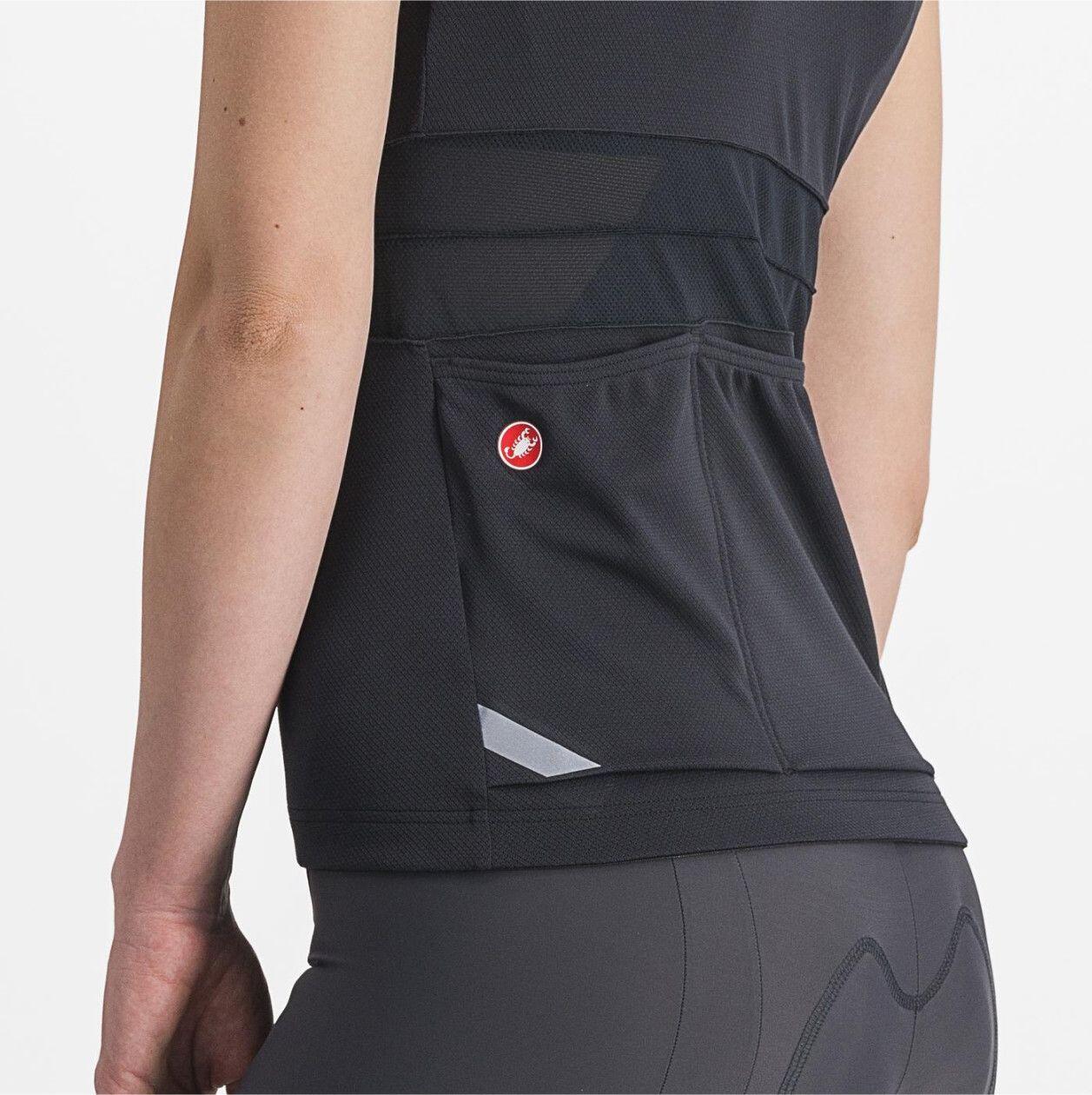 Maglia senza maniche Castelli Anima 4 Donna Nero 3/5
