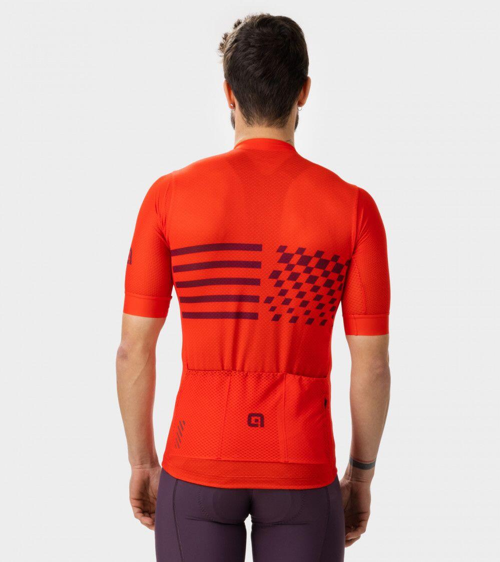 Maillot Manches Courtes Alé Play Rouge 2/7