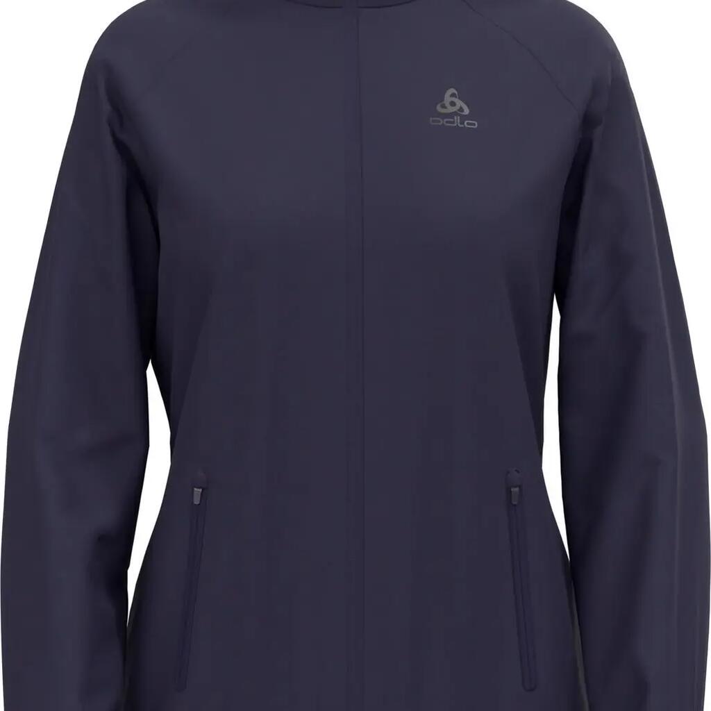 Women's Running Jacket Odlo Essentials Light Dark Blue
