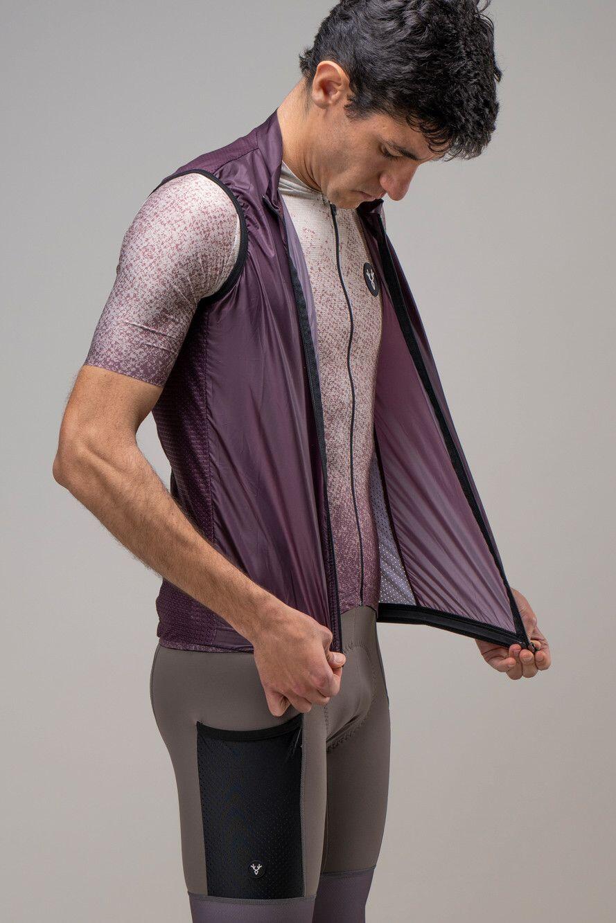 Veste Sans Manches LeBram Training Violet Prune 3/7