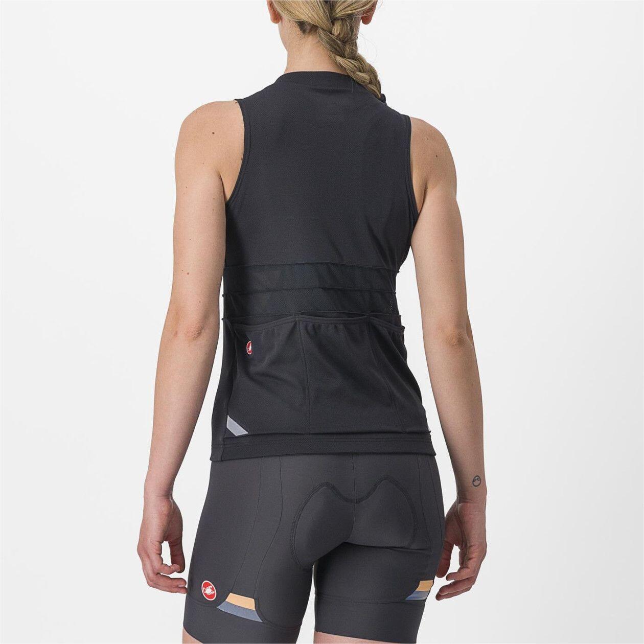 Maglia senza maniche Castelli Anima 4 Donna Nero 2/5
