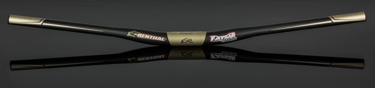 Renthal Fatbar DH Carbon 31.8mm 800mm Black/Gold Handlebars 2/5