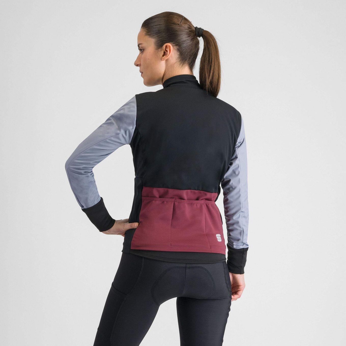 Giacca a manica lunga Sportful Supergiara Donna Nero/Purple 2/7