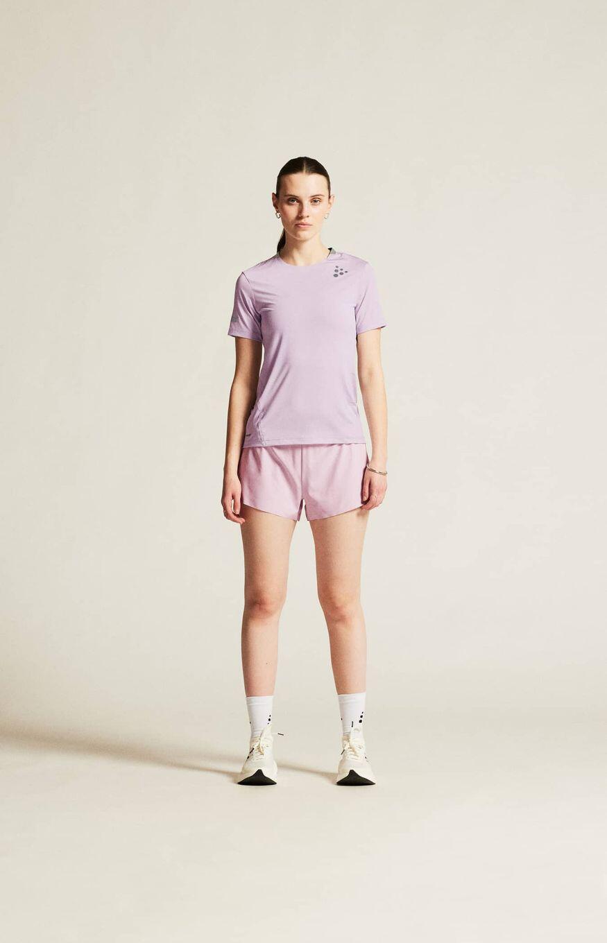 T-Shirt Running Craft Pro Hypervent Violet Femme 4/7