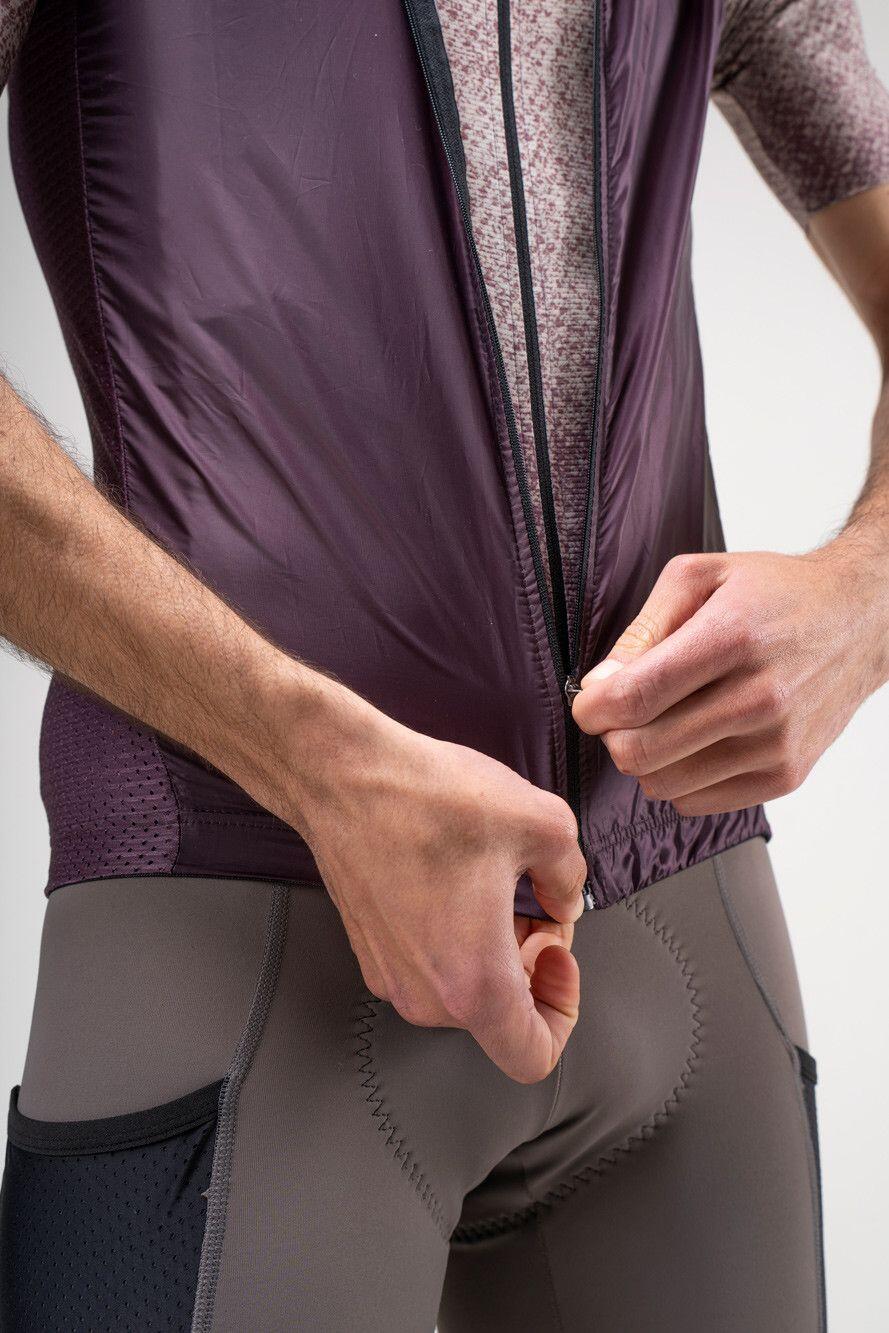Veste Sans Manches LeBram Training Violet Prune 5/7