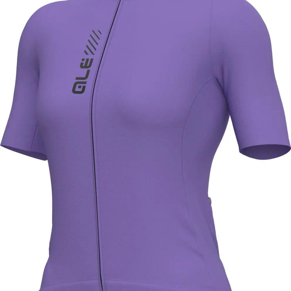 Maillot Manches Courtes Femme Alé Color Block Violet