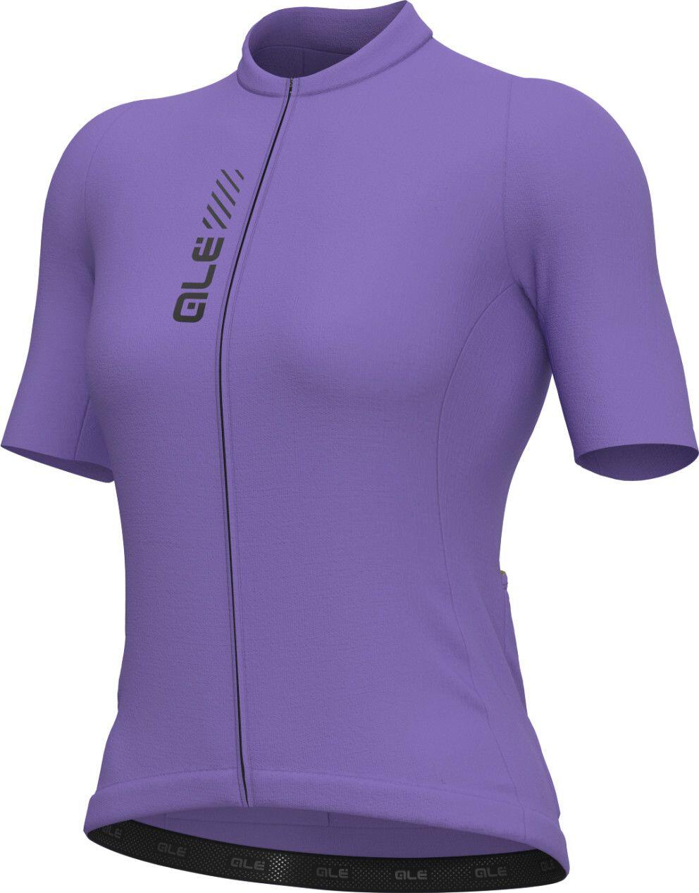 Maillot Manches Courtes Femme Alé Color Block Violet 1/7