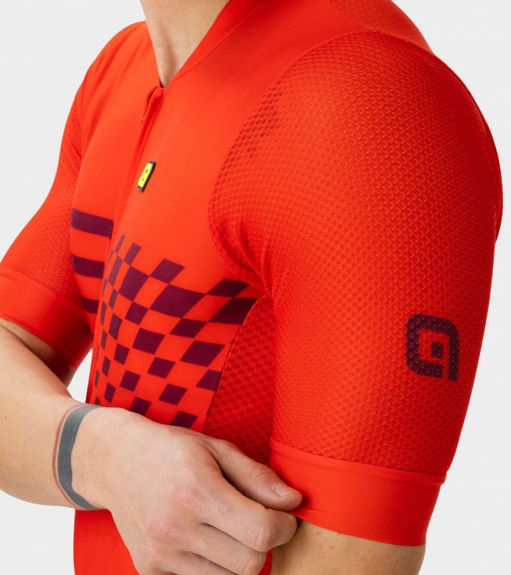 Maillot Manches Courtes Alé Play Rouge 4/7