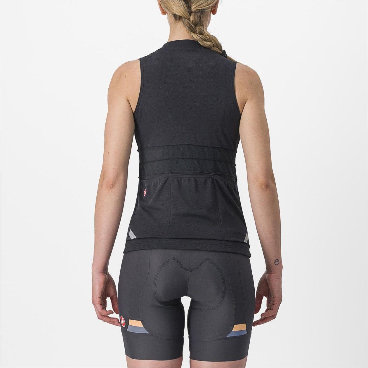 Maglia senza maniche Castelli Anima 4 Donna Nero 4/5