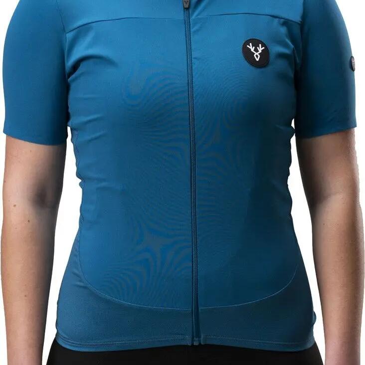 LeBram Ventoux Women Short Sleeves Jersey Pelforth Blue