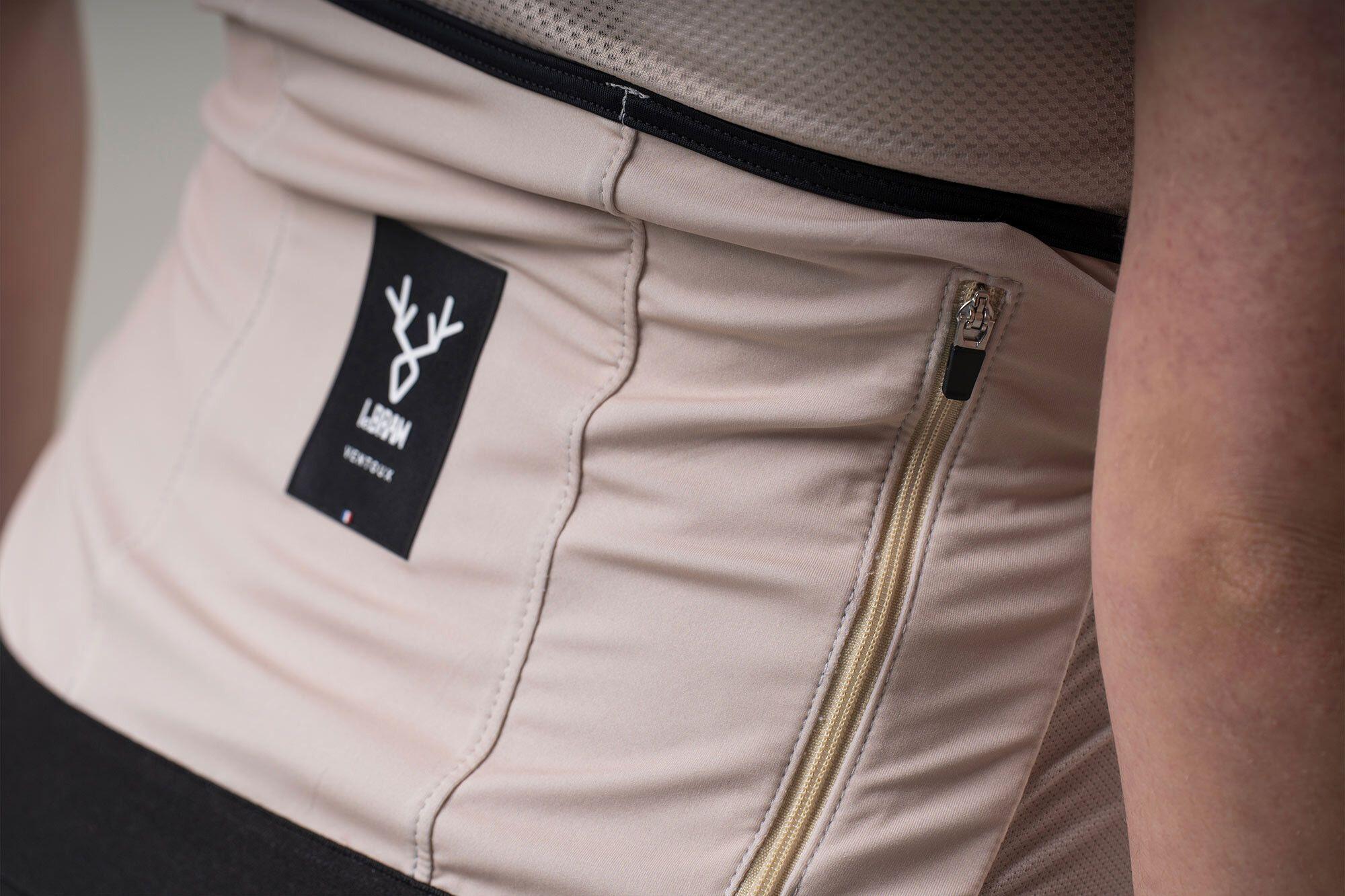 LeBram Ventoux Women's Short-Sleeved Jersey Beige 6/7