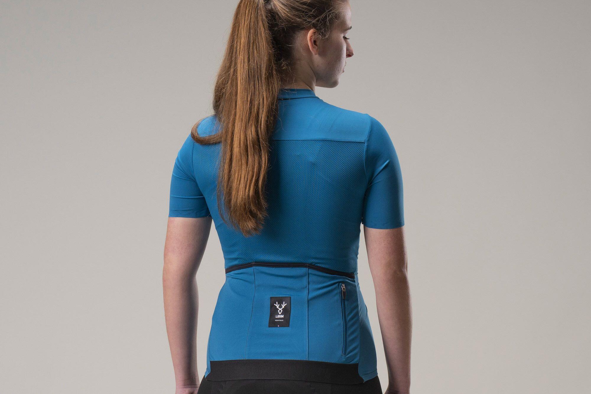 Maillot de manga corta LeBram Ventoux Mujer Azul Pelforth 6/7
