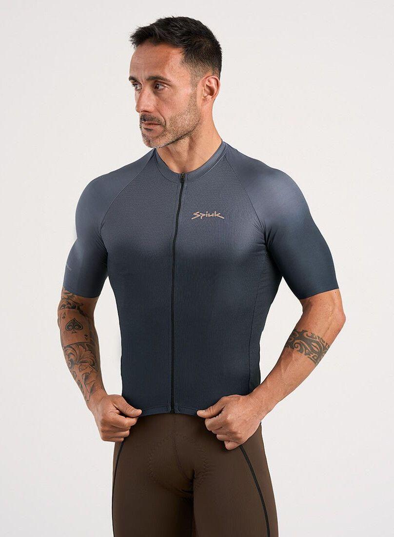 Spiuk Kurzarm Trikot Carbonite Grau 2/5