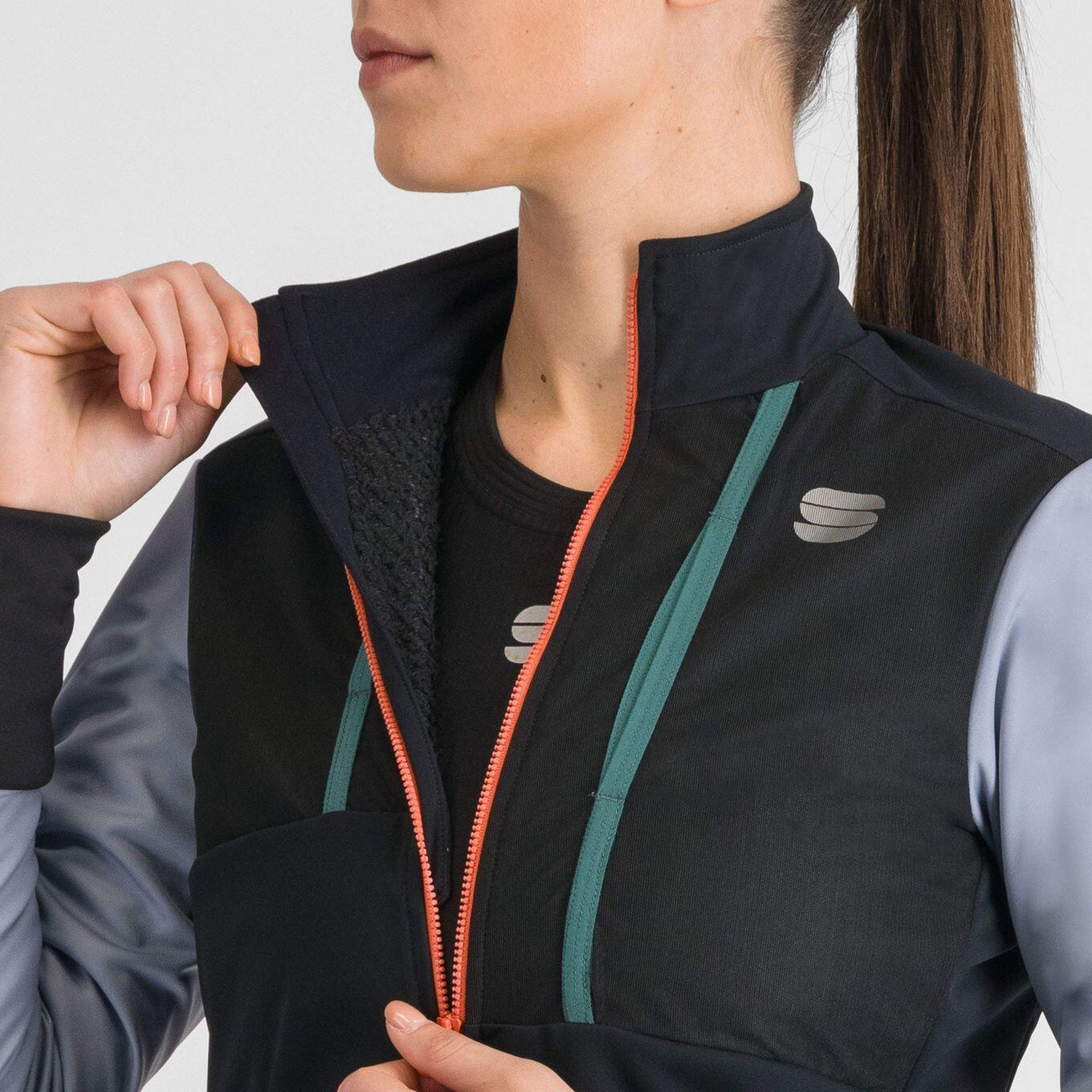 Giacca a manica lunga Sportful Supergiara Donna Nero/Purple 6/7