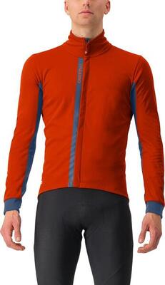 Castelli entrata long sleeve jacket red/blue