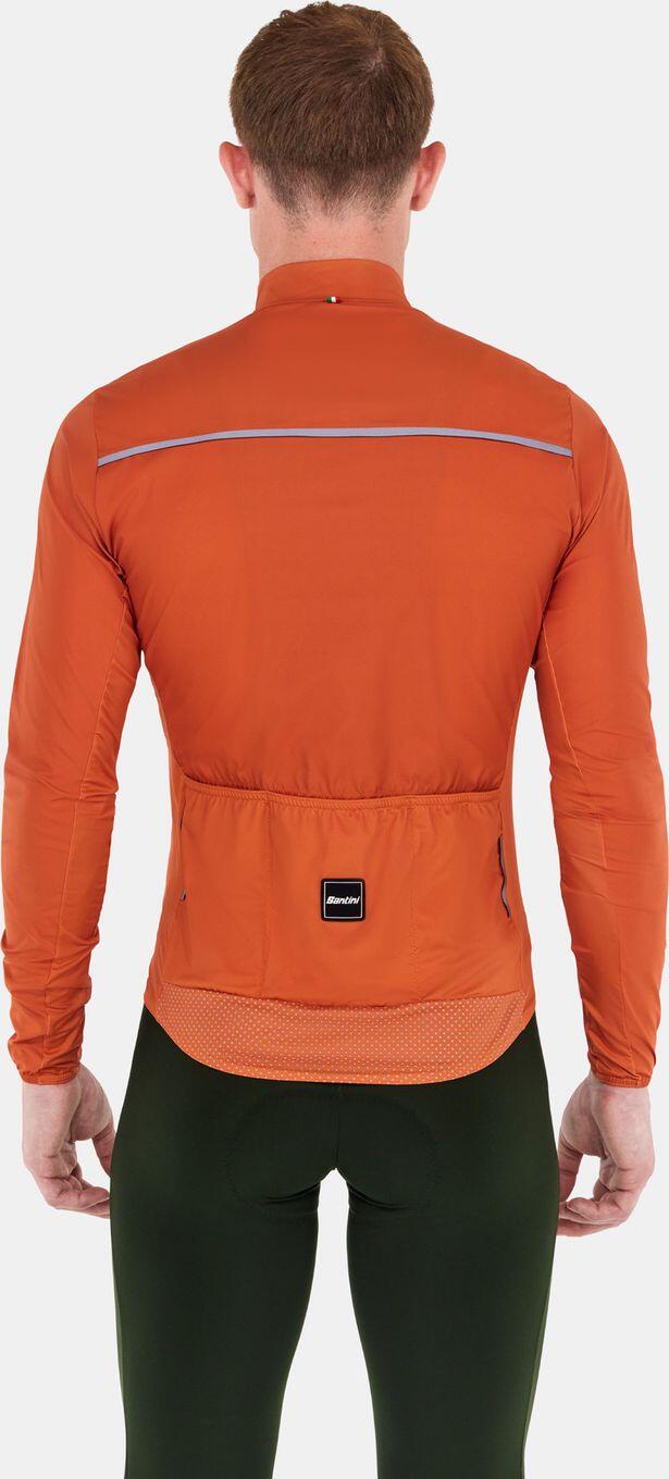 Santini RTR Giacca a vento unisex Arancione 3/5