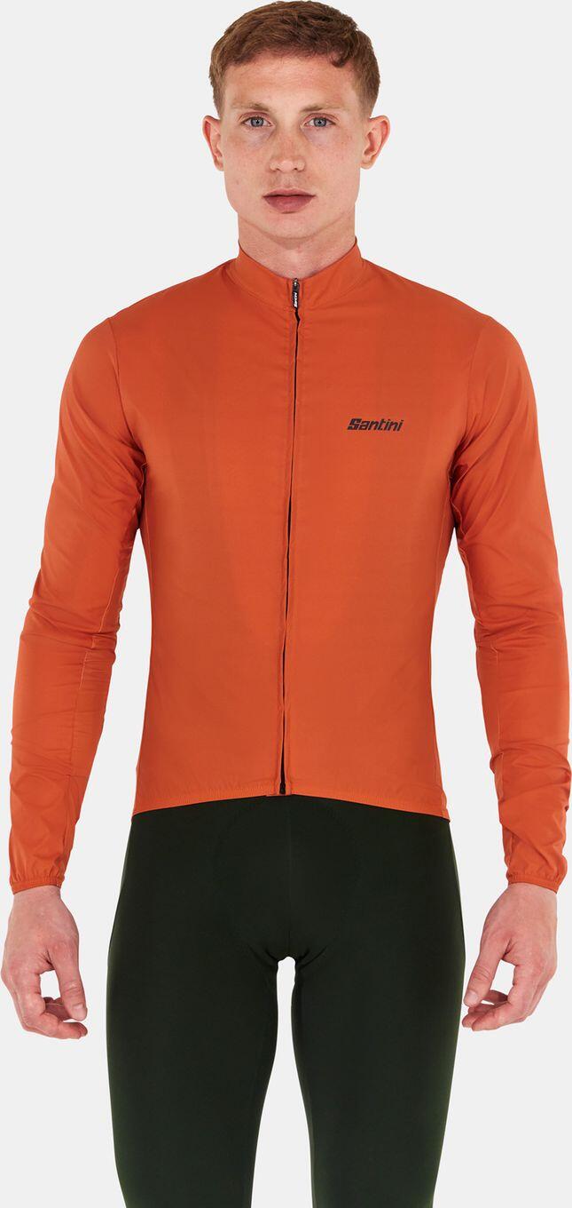 Santini RTR Giacca a vento unisex Arancione 2/5