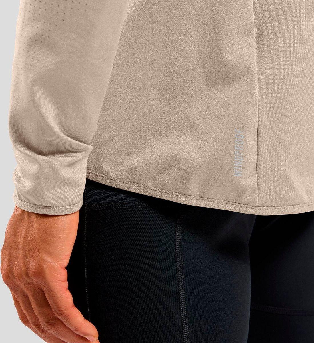 Veste Running Hybride Odlo Zeroweight Warm 2.0 Beige Homme 3/7