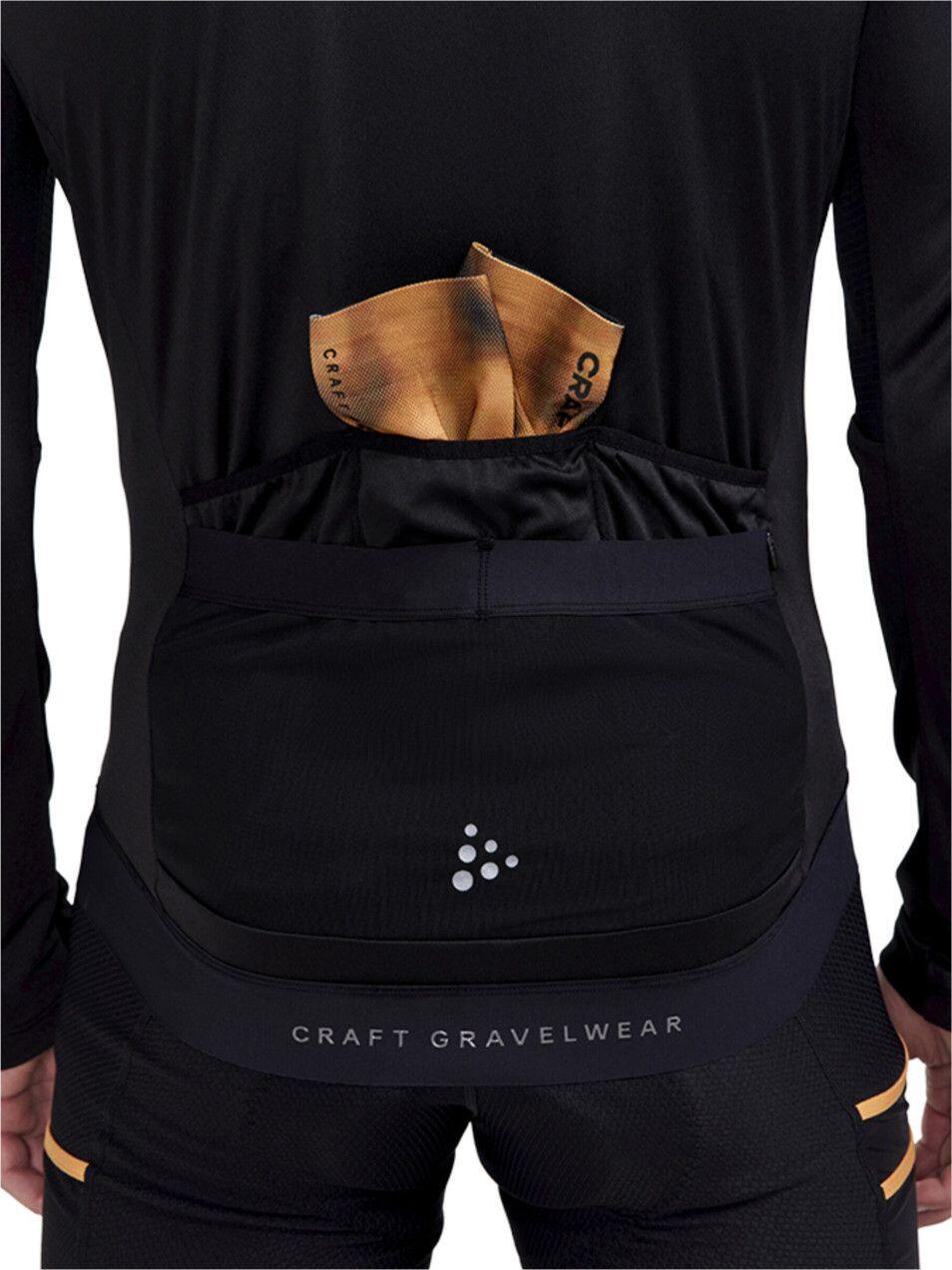Veste coupe-vent Craft Pro Gravel Noir 5/6