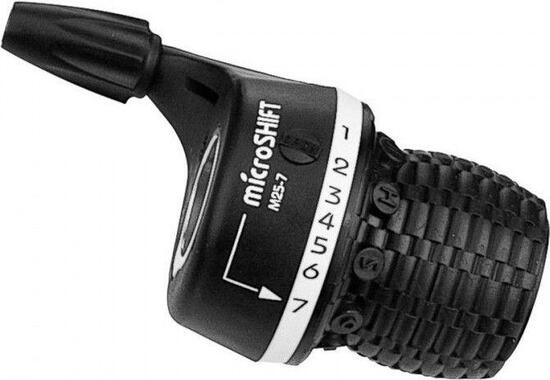 Hintere Steuerung MicroShift Drehgriff MS25 7-Gang